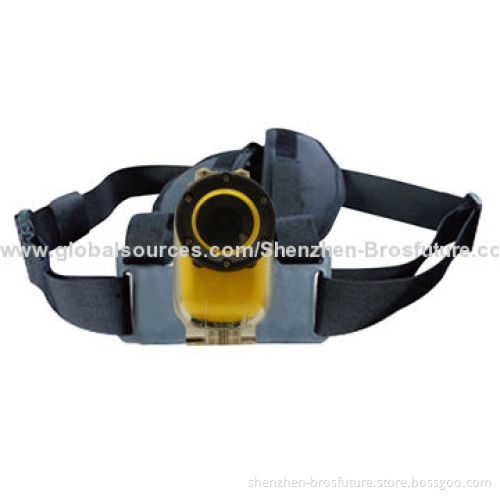 Sports Video Camera, Supports 1,080P Full HD, 30m Waterproof with Good QualityNew